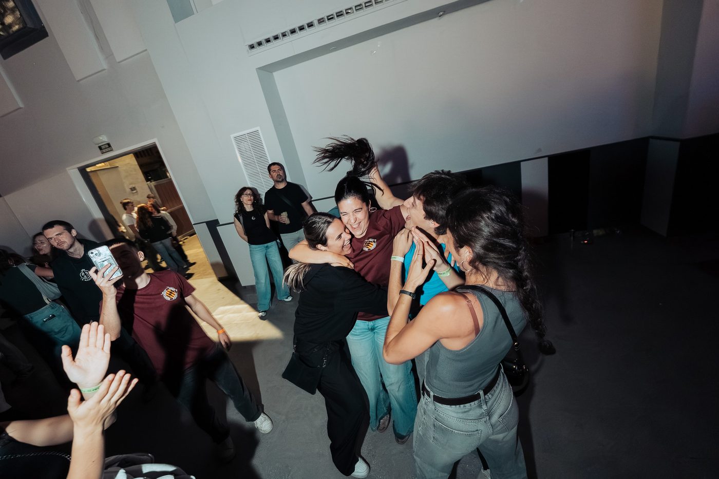 Fotografía de festival — vista aérea del público